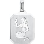 Silberne Amor Kettenanhänger aus Silber personalisiert für Damen 