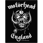 Motörhead Patch - England - schwarz/weiß - Lizenziertes Merchandise