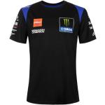 Schwarze Gestreifte MotoGP T-Shirts aus Polyester für Herren Größe XL 