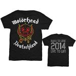 Schwarze Motörhead T-Shirts für Herren Größe S 