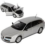 Silberne MotorMax Cadillac 159 Sport Wagon Modellautos & Spielzeugautos aus Metall 