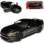 Schwarze MotorMax Ford Mustang Modellautos & Spielzeugautos aus Metall 