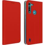 Rote Moto G8 Power Hüllen Art: Flip Cases aus Kunstleder 