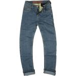 Blaue Slim Jeans für Kinder aus Baumwolle Größe 128 