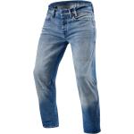 Blaue Rockabilly Jeans aus Denim Größe M 
