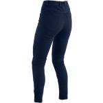 Blaue Jeggings & Jeans-Leggings mit Reißverschluss aus Baumwolle für Damen 