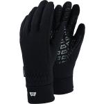 Schwarze Mountain Equipment Touch Fingerhandschuhe für Herren Größe XL 