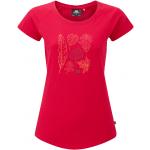 Reduzierte Rote Langärmelige Mountain Equipment Bio T-Shirts aus Baumwolle für Damen Größe L 