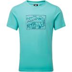 Reduzierte Türkise Langärmelige Mountain Equipment T-Shirts aus Baumwolle für Herren Größe L 