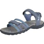 Blaue Outdoor-Sandalen mit Riemchen für Damen Größe 37 mit Absatzhöhe bis 3cm für den für den Sommer 