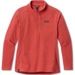Reduzierte Rote Langärmelige Mountain Hardwear Damenlongsleeves & Damenlangarmshirts aus Fleece Größe XS 