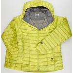 Gelbe Mountain Hardwear Ghost Whisperer Daunenjacken mit Kapuze aus Kunstfaser für Damen Größe L 