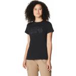 Schwarze Kurzärmelige Mountain Hardwear T-Shirts aus Baumwolle für Damen Größe XS 