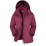 Wasserdichte Atmungsaktive Mountain Warehouse 3-in-1 Jacken aus Fell mit Kapuze für Damen Größe S für den für den Winter 