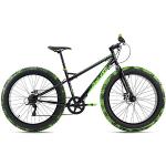 Mountainbike MTB Fatbike 26'' SNW2458 Mountainbikes, Rahmenhöhe: schwarz/grün