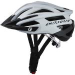 Mountainbikehelm CRATONI "MTB-Fahrradhelm Agravic" Helme weiß (weiß, schwarz glanz) Fahrradhelme für Erwachsene