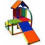 Apfelgrüne Move and Stic Spielhäuser & Kinderspielhäuser aus Kunststoff mit Rutsche 