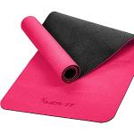 MOVIT Gymnastikmatte, Yogamatte, hautfreundlich und rutschfest, 190 x 100cm, Stärke 0,6cm, Pink