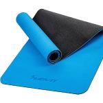 MOVIT Gymnastikmatte, Yogamatte, hautfreundlich und rutschfest, 190 x 100cm, Stärke 0,6cm, Hell-blau