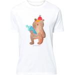 Weiße Motiv Mr. & Mrs. Panda T-Shirts mit Bärenmotiv für Herren Größe XXL zum Schulanfang 