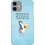 Eisblaue Motiv Mr. & Mrs. Panda Pinguin iPhone 11 Hüllen mit Pinguinmotiv aus Kunststoff für Herren zum Oktoberfest 