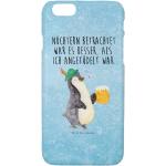 Eisblaue Motiv Mr. & Mrs. Panda Pinguin iPhone 8 Hüllen mit Pinguinmotiv aus Kunststoff für Herren zum Oktoberfest 
