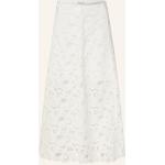 Weiße Mrs & Hugs Maxi Maxiröcke mit Reißverschluss aus Baumwolle für Damen Größe XS 