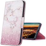 Bunte Samsung Galaxy J6+ Cases 2018 Art: Flip Cases mit Bildern aus Leder mit Ständer klein 