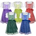 Reduzierte Kinderfestkleider für Mädchen Größe 140 3-teilig 