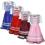 Rosa Kinderfestkleider aus Spitze für Mädchen Größe 152 3-teilig 