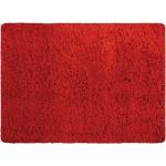 Rote MSV Badematten & Duschvorleger matt aus Textil maschinenwaschbar 