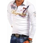 MT Styles Langarm Poloshirt Regatta T-Shirt R-0665 [Weiß, L]