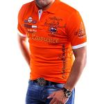 MT Styles Poloshirt Lawrence T-Shirt MP-301 [Orange, S]