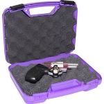 MTM Pistol Handgun Case 805-25 Single Up to 4" Revolver Purple VE 12