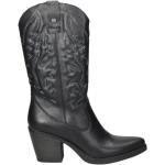 Reduzierte Schwarze MTNG Cowboy-Boots & Cowboystiefeletten aus Kunstleder für Damen Größe 39 