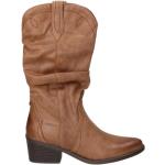 Reduzierte Braune MTNG Cowboy-Boots & Cowboystiefeletten aus Kunstleder für Damen Größe 40 