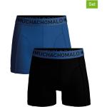Reduzierte Schwarze Muchachomalo Boxershorts für Kinder aus Baumwolle für Jungen Größe 110 2-teilig 