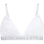 Muchachomalo Chicamala Damen Basic Triangle Top Bra Bustier White, Größe:M