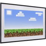 Schwarze MuchoWow Minecraft Poster mit Rahmen aus Acrylglas mit Rahmen 40x60 