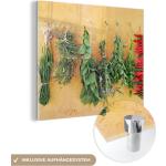Mediterrane MuchoWow Quadratische Kunstdrucke glänzend aus Glas 50x50 