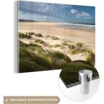Sandfarbene Moderne MuchoWow Kunstdrucke XXL mit Strand-Motiv glänzend aus Glas 100x150 