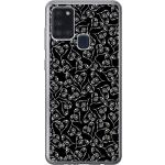 Bunte Blumenmuster MuchoWow Samsung Galaxy A21s Cases Art: Soft Cases mit Muster aus Silikon für Mädchen 