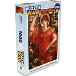 MuchoWow® Puzzle 1000 Teile Eine Vision von Fiammetta - Dante Gabriel Rossetti - Spielzeug - Alt und Jung - Spiele - Puzzeln