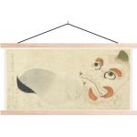 Asiatische MuchoWow Hokusai Holzmasken aus Holz 30x60 