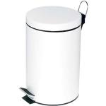 Mülleimer 20 Liter mit Trittmechanik weiß, Alco, 29.5x45.5 cm