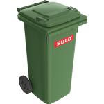 Grüne Sulo Mülltonnen 101l - 200l aus HDPE 