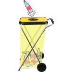 Müllsackständer 120L für Gelber Sack Halter Abfalleimer Müllbeutel