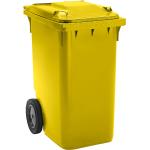 Gelbe Mülltonnen 301l - 400l aus HDPE 