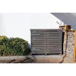 Graue Moderne Mülltonnenboxen 201l - 300l aus Fichte 