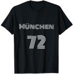 Schwarze Vintage FC Bayern T-Shirts mit München-Motiv für Herren Größe S 
